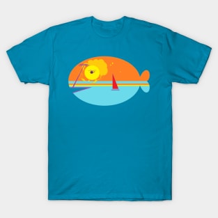 Beach Whale T-Shirt